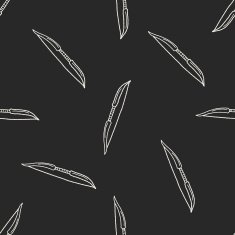 bow doodle seamless pattern background N2