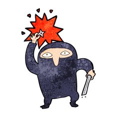 Cartoon Ninja N10
