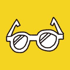 doodle eye glasses N10