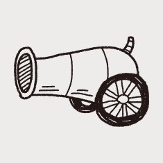 Cannon doodle N17