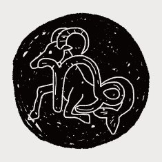 Capricorn Constellation doodle N13