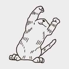cat doodle drawing N61