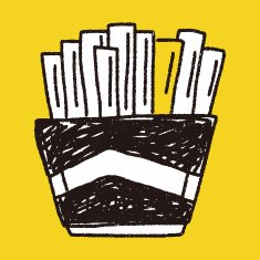Doodle French fries N10