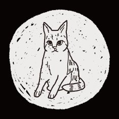 cat doodle drawing N89