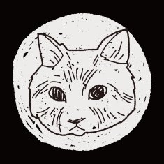 cat doodle drawing N92
