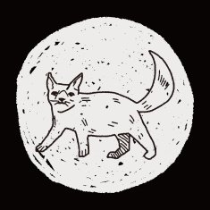 cat doodle drawing N96