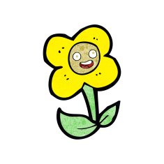 cartoon flower N21