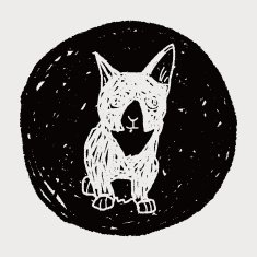 cat doodle drawing N111