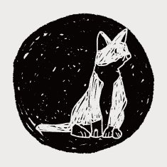 cat doodle drawing N125
