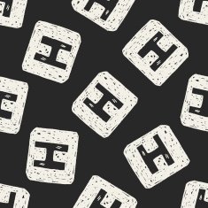 Doodle Hospital seamless pattern background