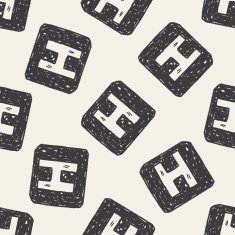 Doodle Hospital seamless pattern background N2