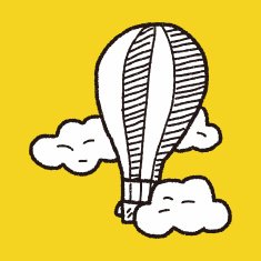 doodle hot air balloon N18