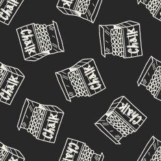chalk doodle seamless pattern background N2