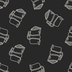 clip doodle seamless pattern background N2