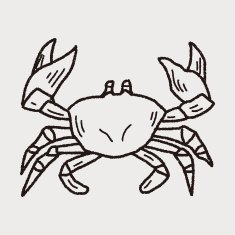 Crab doodle N18