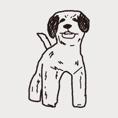 Dog doodle N44