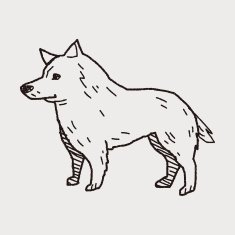 Dog doodle N46