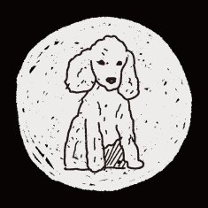 Dog doodle N85