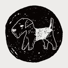 Dog doodle N96