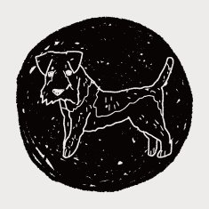 Dog doodle N106