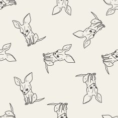 dog doodle seamless pattern background N21