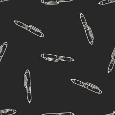 doodle pen seamless pattern background N4