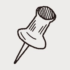 doodle pushpin N10