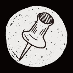 doodle pushpin N12