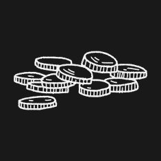 gold coin doodle N5