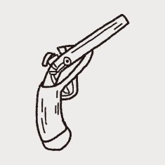 gun doodle N29