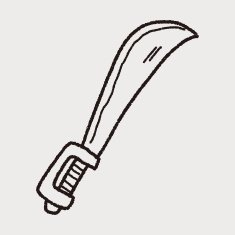 knife doodle N39