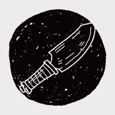 knife doodle N67