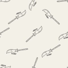 knife doodle seamless pattern background N11