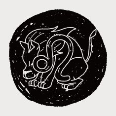 Leo Constellation doodle N12