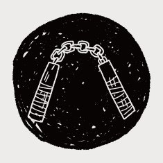 nunchaku doodle N4