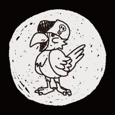 Parrot doodle N10