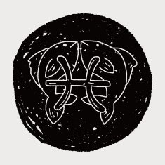 pisces Constellation doodle N13