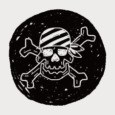 skull Doodle N55