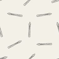 spear doodle seamless pattern background