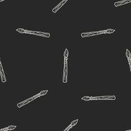 spear doodle seamless pattern background N4