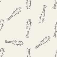 stick doodle seamless pattern background N2