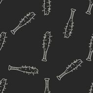 stick doodle seamless pattern background N4
