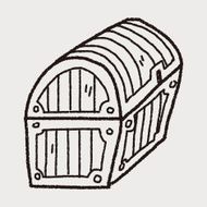 treasure chest doodle N8