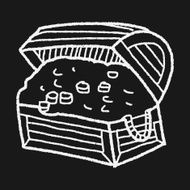 treasure chest doodle N9