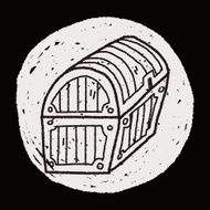 treasure chest doodle N12