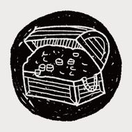 treasure chest doodle N13