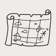 treasure map doodle N5