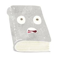 cartoon unhappy book