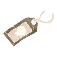 skull luggage tag N2