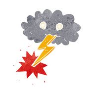 cartoon storm cloud N4